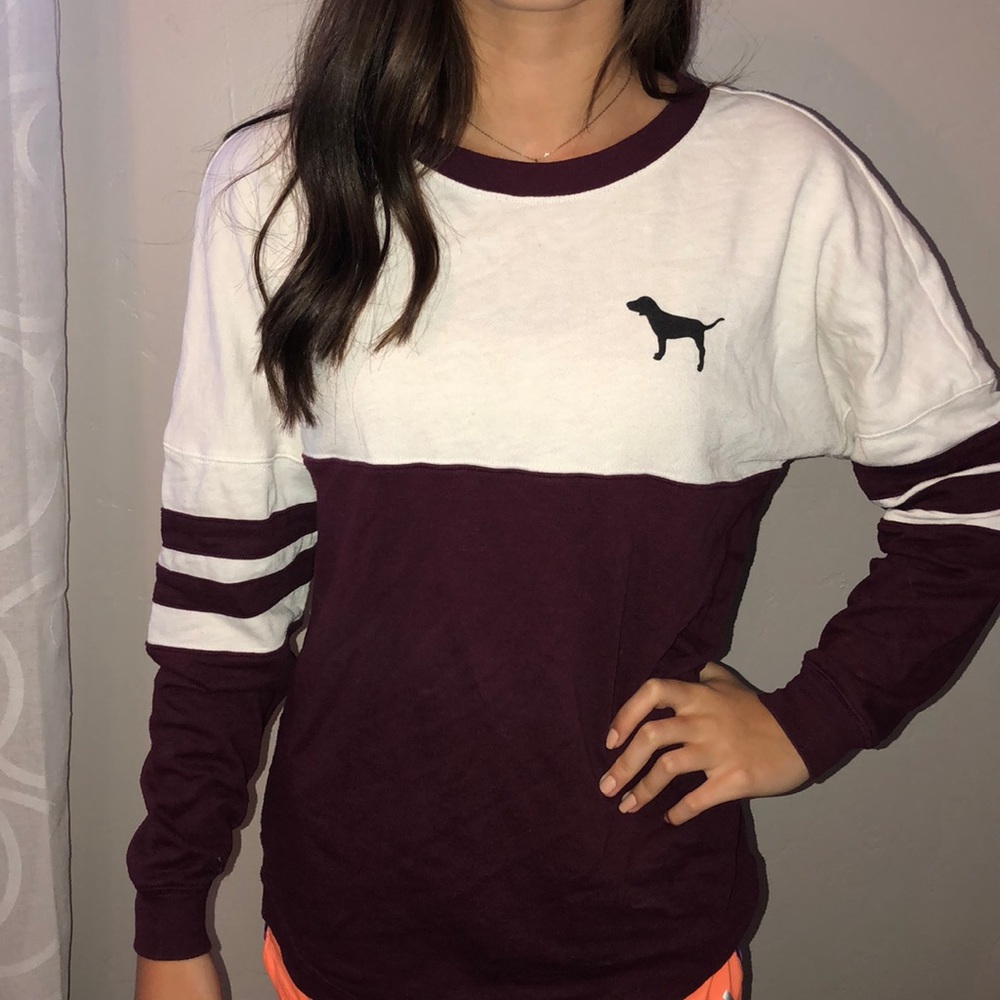 Pink crew neck